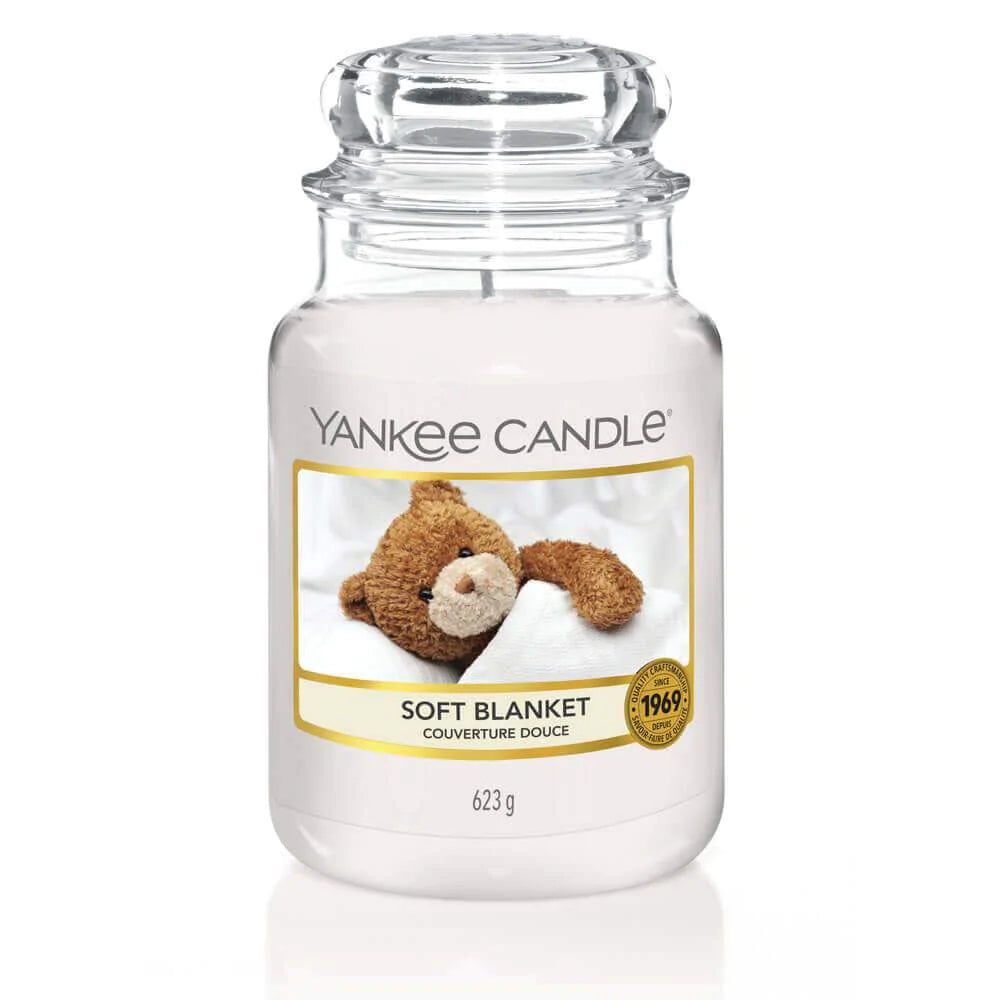 Bougie Yankee Candle Grande Jarre - Clean Cotton