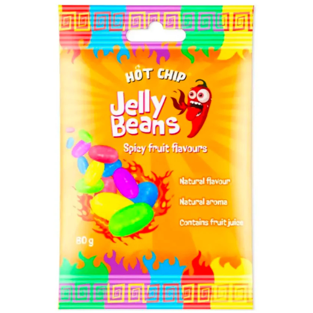 Hot Chip Jelly Beans Spicy Fruit Flavours