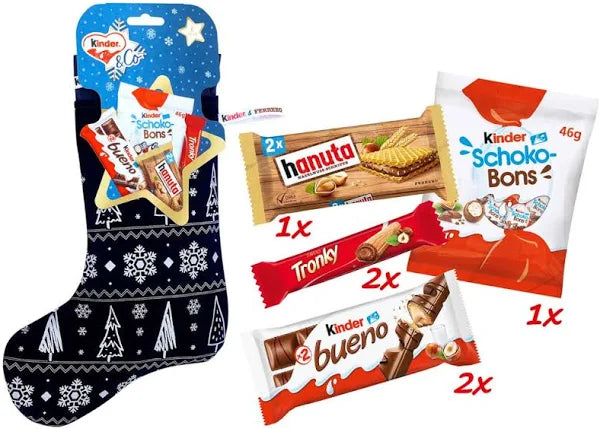 Kinder Christmas Socks Chocolates - My American Shop