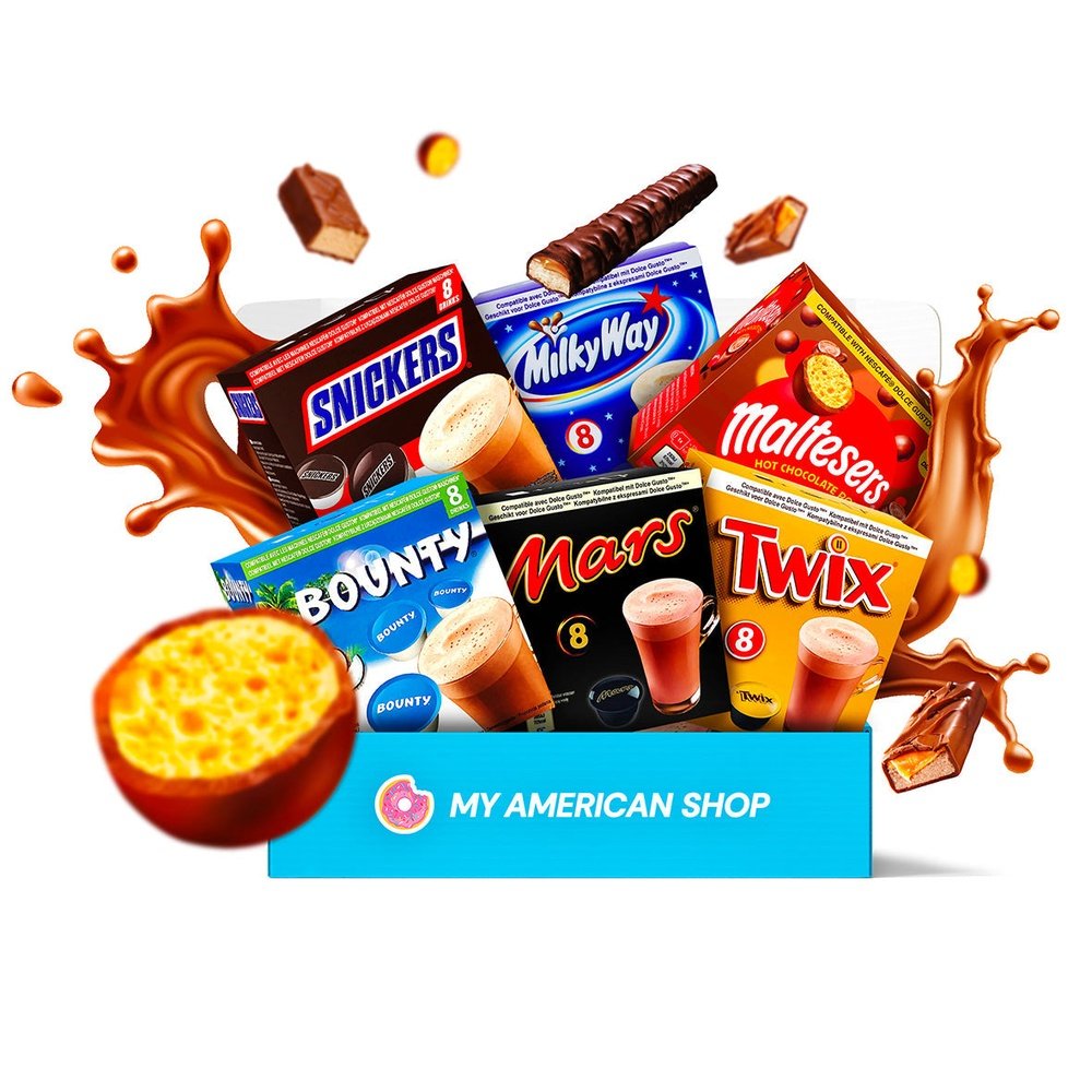 Box Découverte USA: Snacks, Bonbons, Confiseries et Produits USA