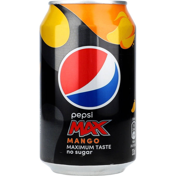 Pepsi Max - Mangue 0 Sucre (Paquet de 4) –