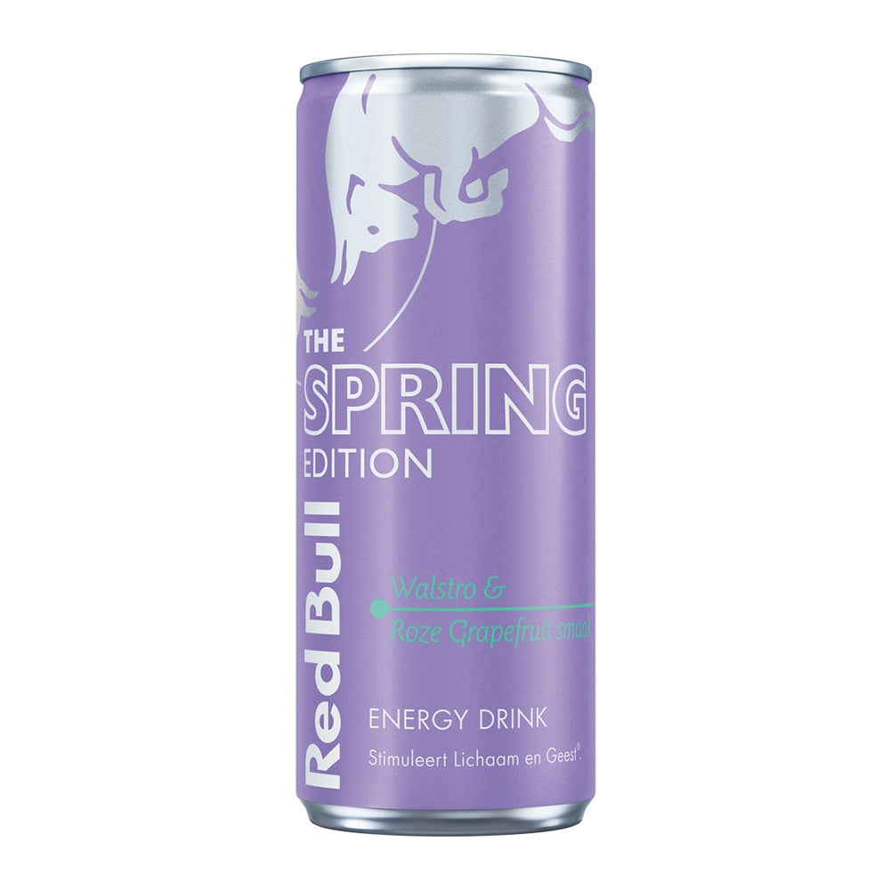 Red Bull Energy Drink Spring Edition Woodruff & Pink Grapefruit