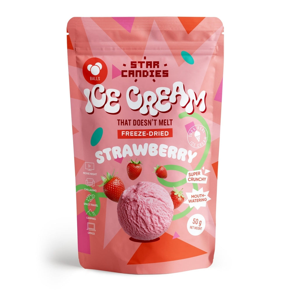 Star Candies Freeze-Dried Ice Cream Strawberry